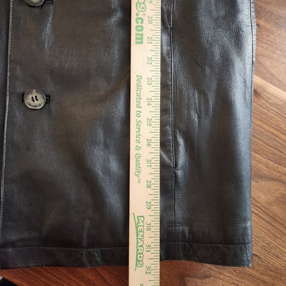 Wilsons Leather Mens Pelle Studio Thinsulate Black Jacket Removable Vest Large - Picture 14 of 15